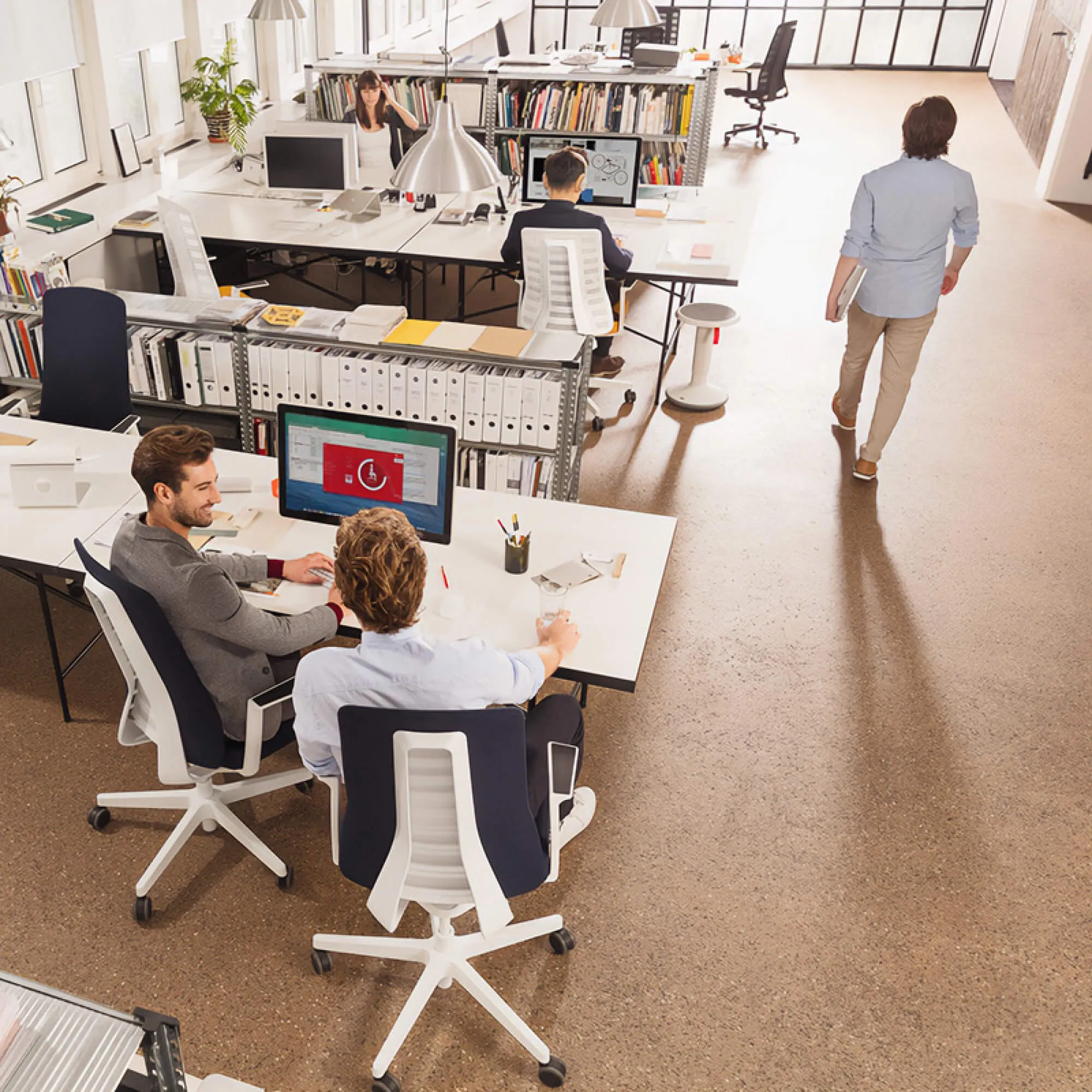 kantoor inrichting ergonomisch werken interstuhl