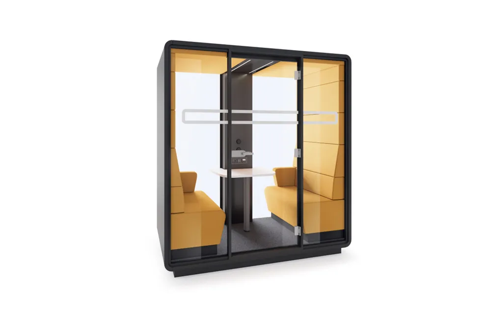 TOC vergadercabines mikomax vergadercabine 2 persoons verplaatsbaar hushmeet hushoffice