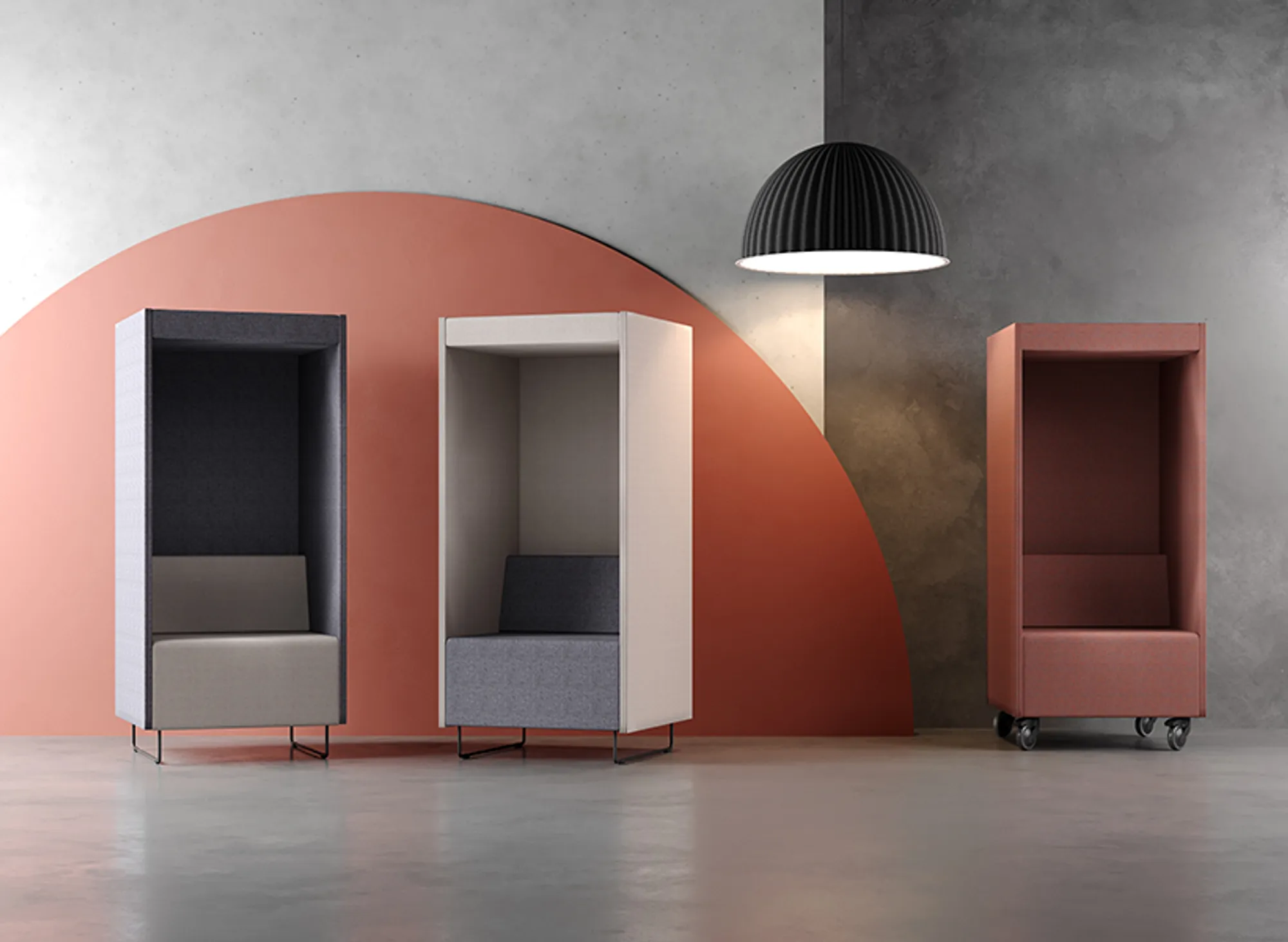 Bejot Quadra phone booth akoestische belcel belhokje stoel