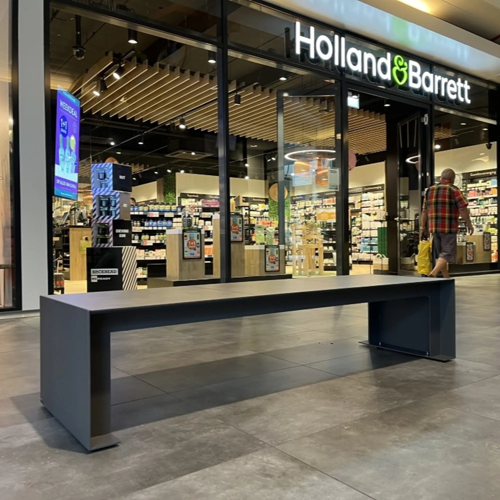 Passepartout HPL bank staalplaat toc