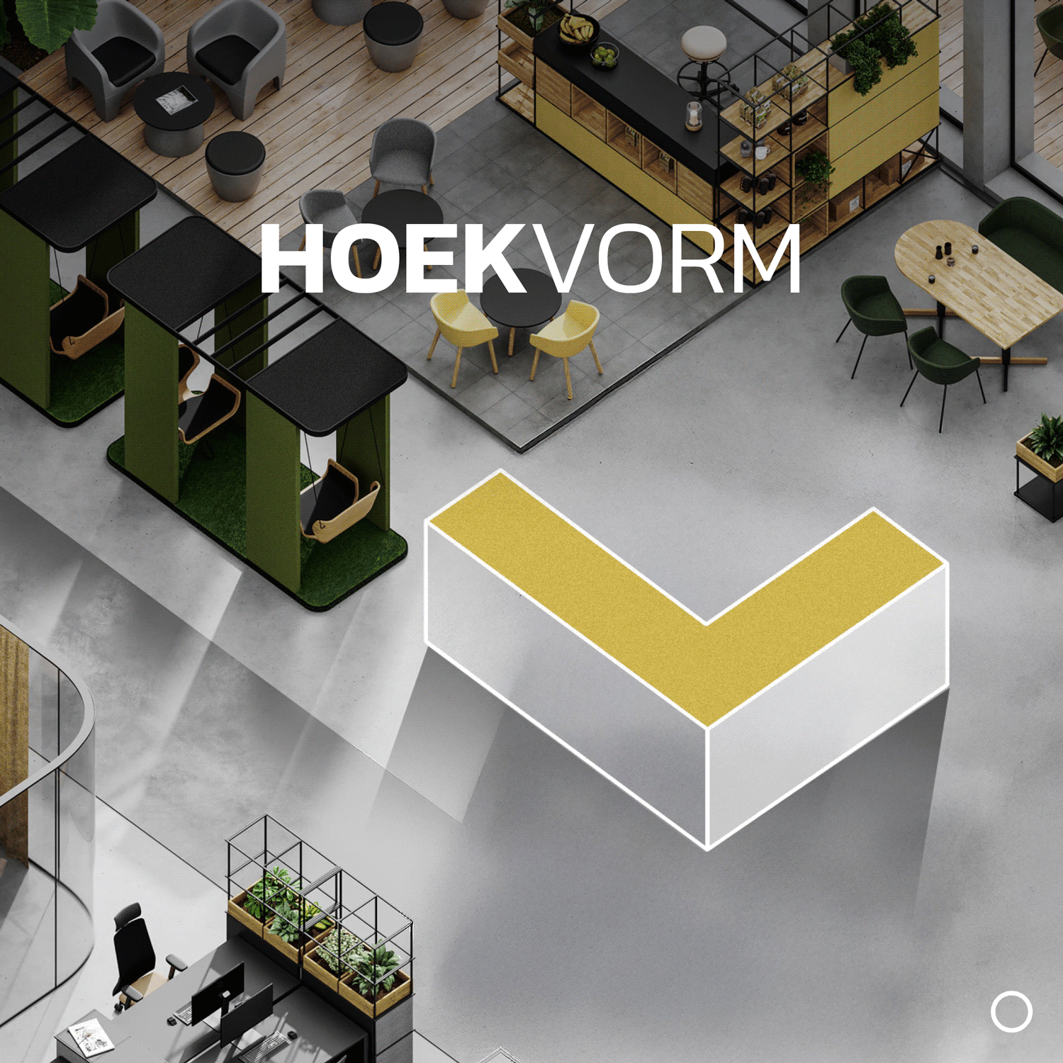 balie-vormen-icon Verschillende vormen van een balie worden getoond doormiddel van een animatie