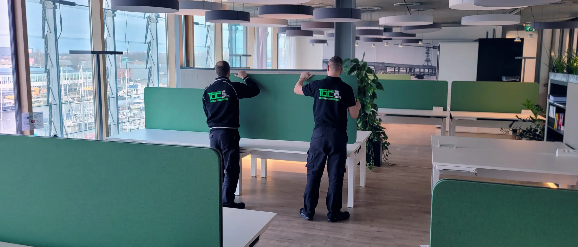 kantoorinrichting palmberg bureau projectmontage