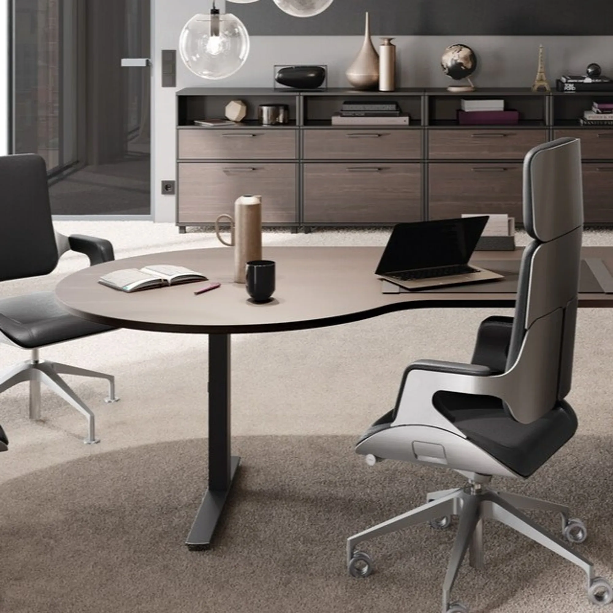 managementbureau directieburau crew silver interstuhl