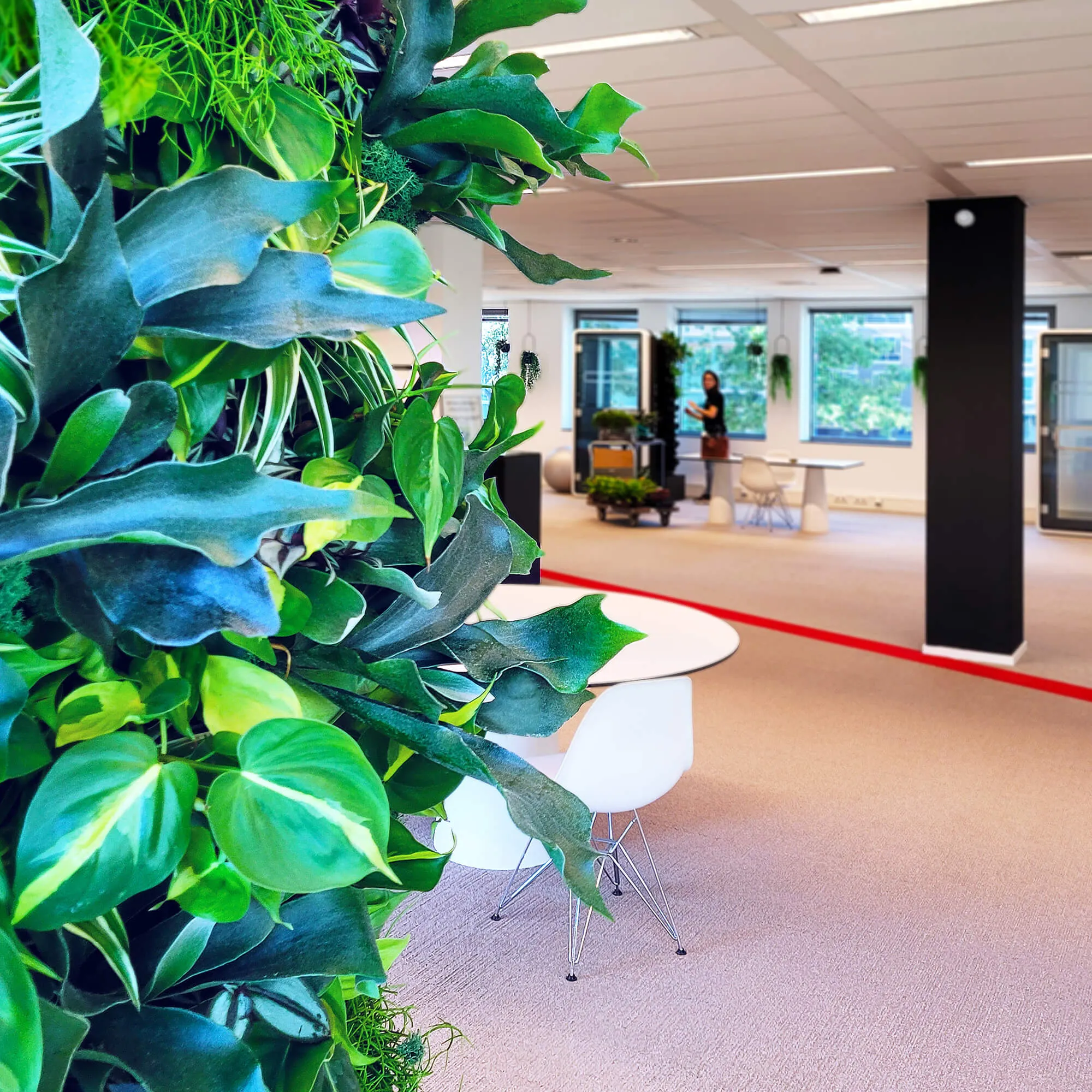 kantoor inrichting interieur beplanting mikomax