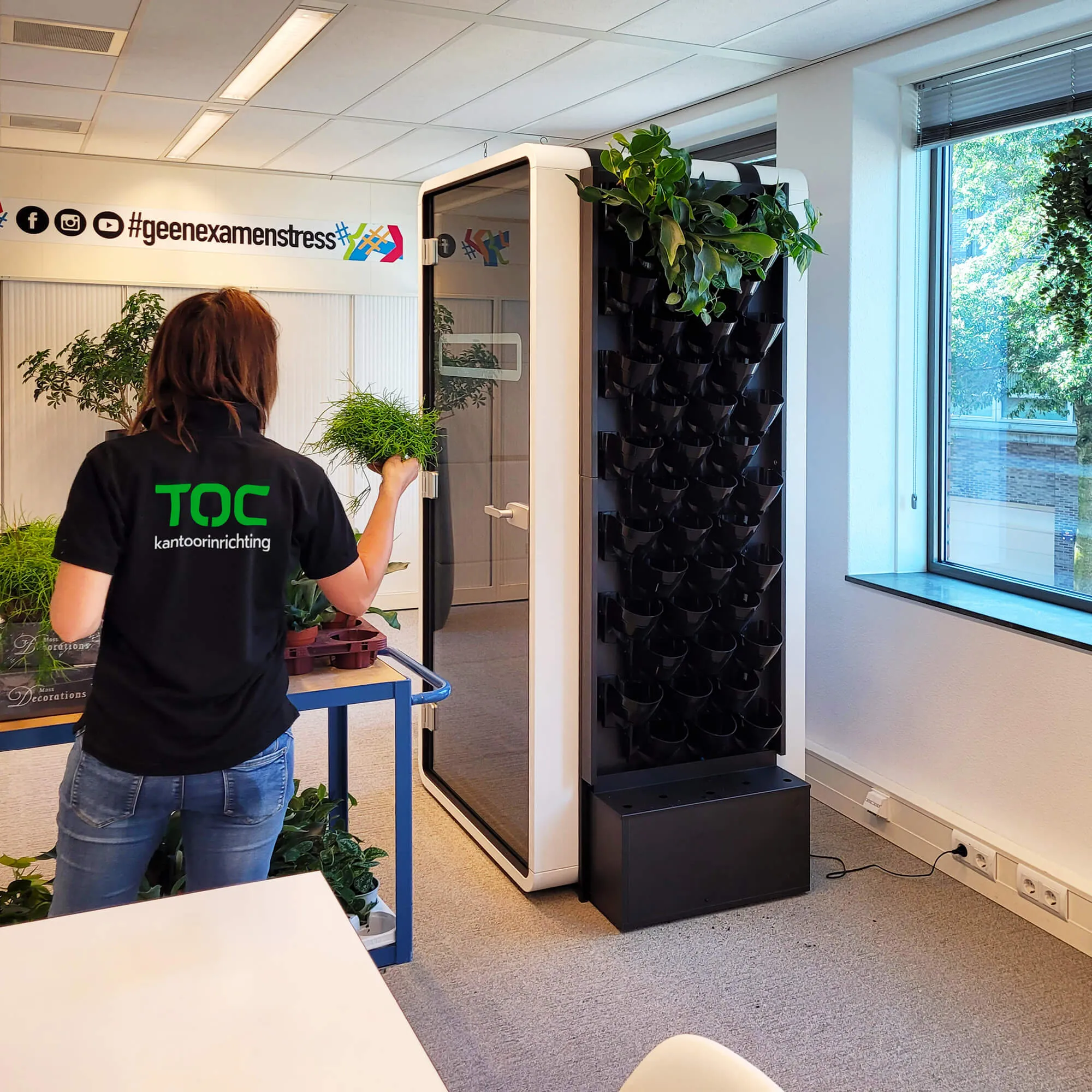 kantoor inrichting interieur beplanting mikomax