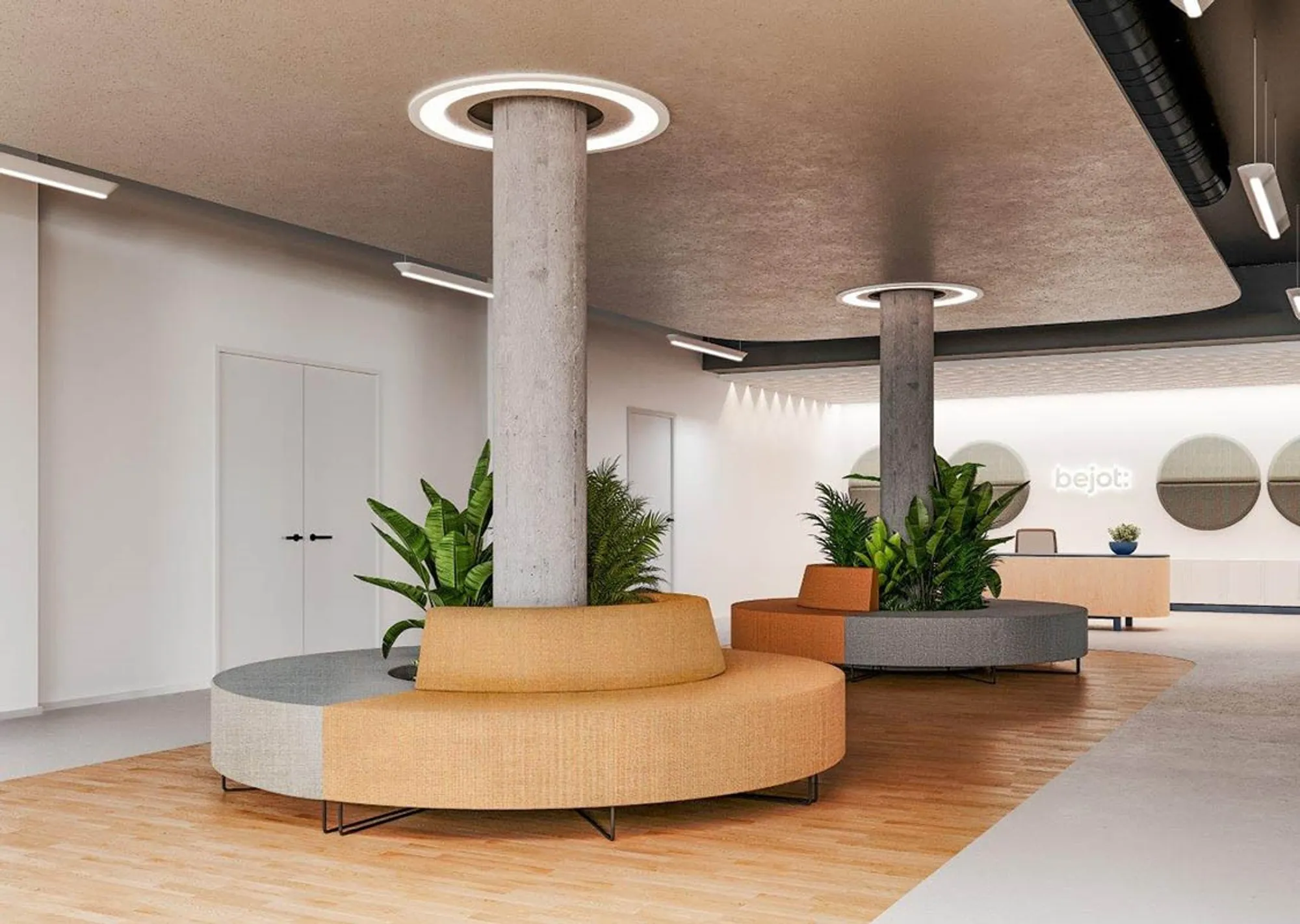 Bejot quadra softseating rond