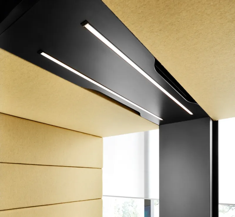 TOC werkcabines mikomax work detail led ventilatie TOC werkcabines mikomax work detail led ventilatie