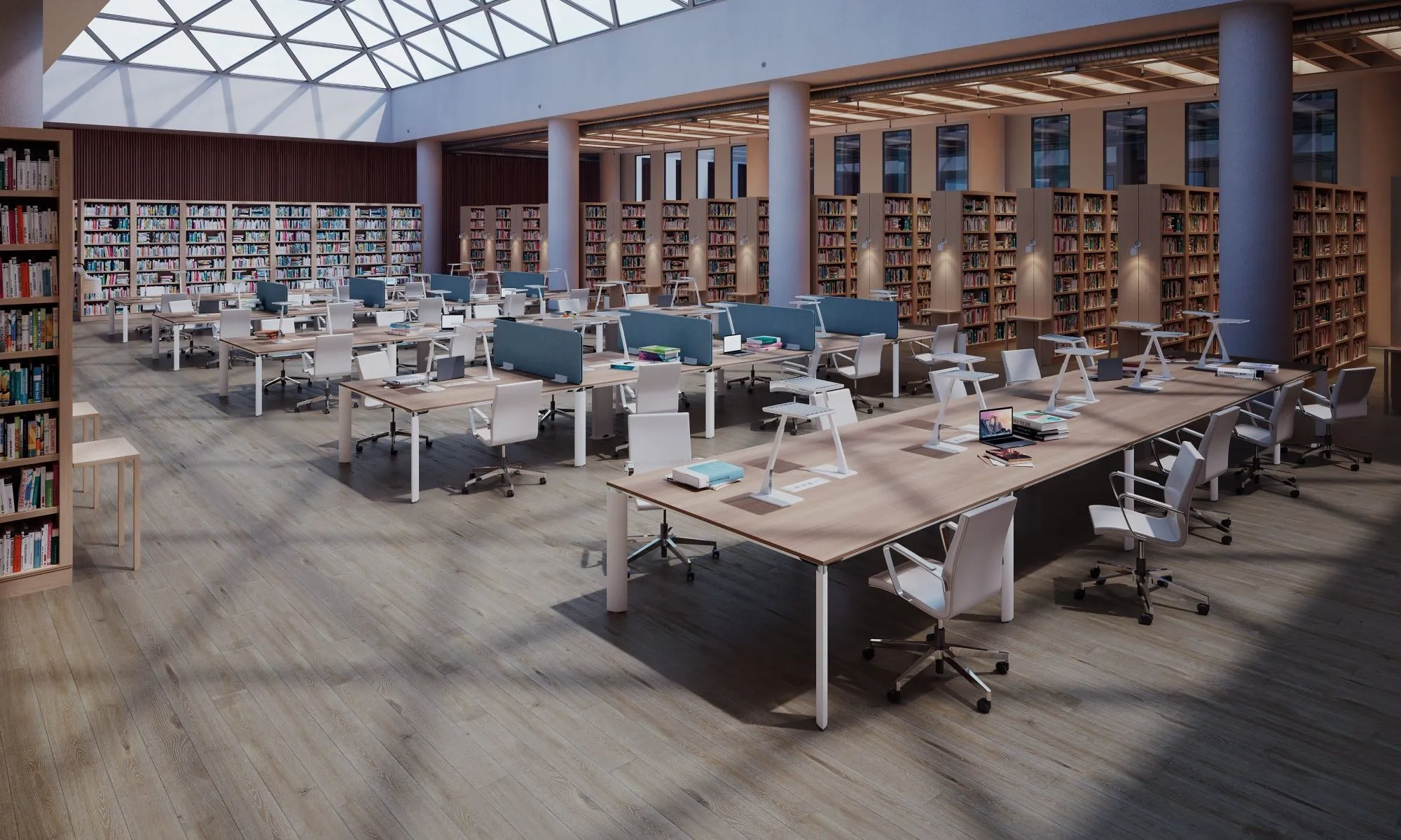 Conferentie Palma Multi-Werkstation Crema Beuken Multipanel Palmberg Conferentie Palma Multi-Werkstation Crema Beuken Multipanel Palmberg