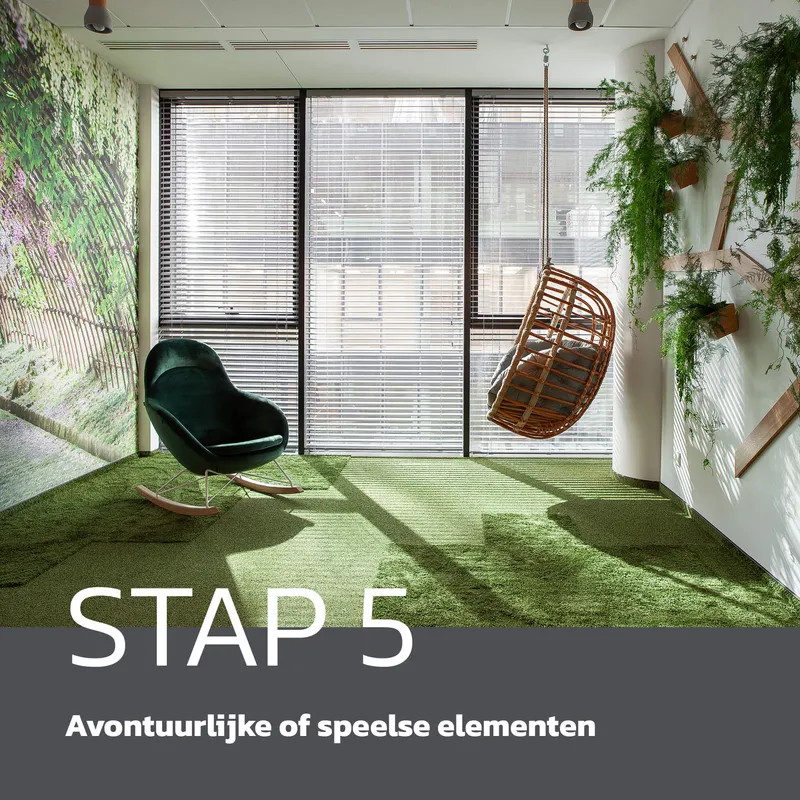 kantoorinrichting-biophilic design-5-stappen 1000x1000px5