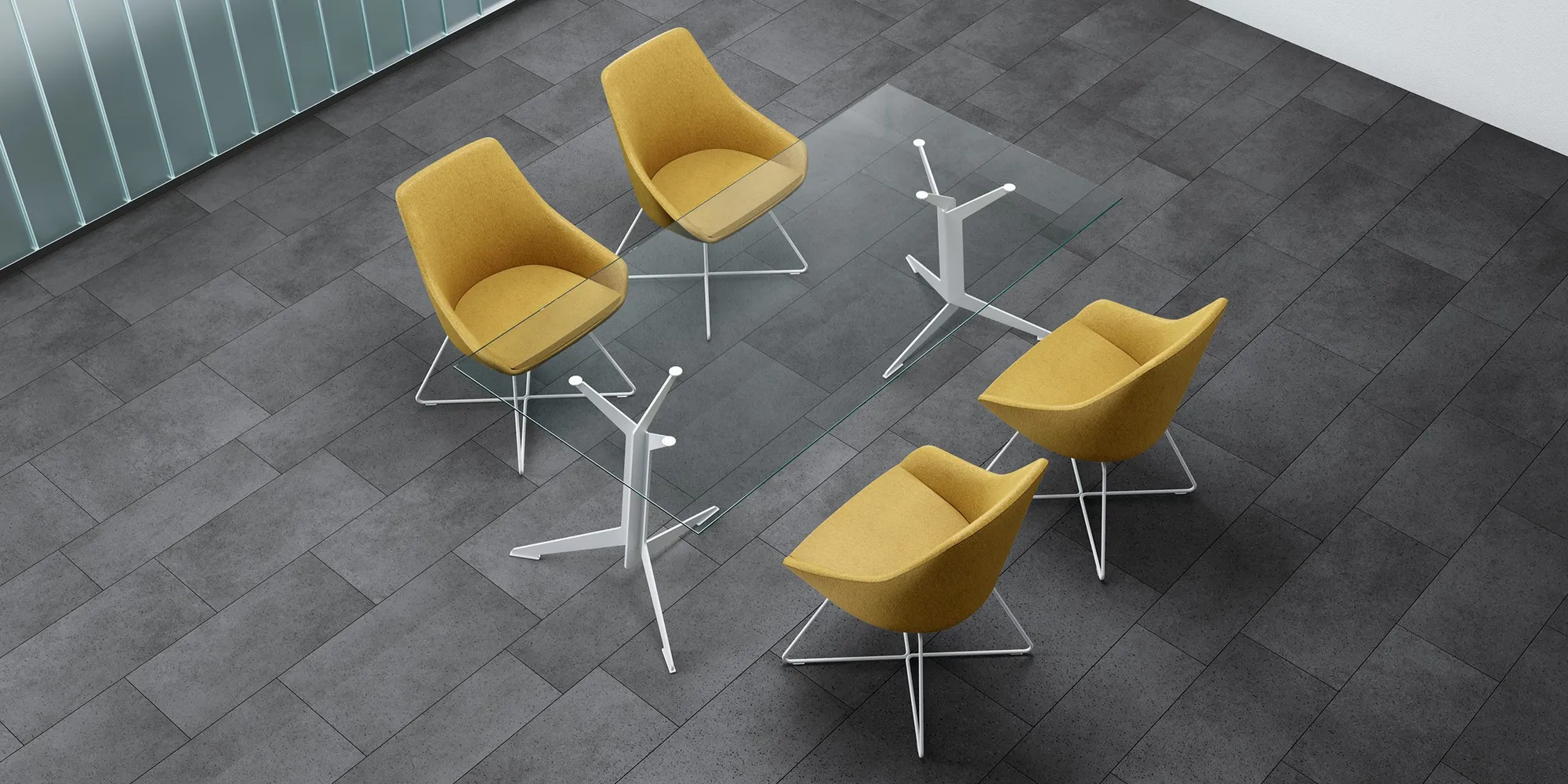 Viasit-Ambiente-TRI-tafel Viasit vergadertafel